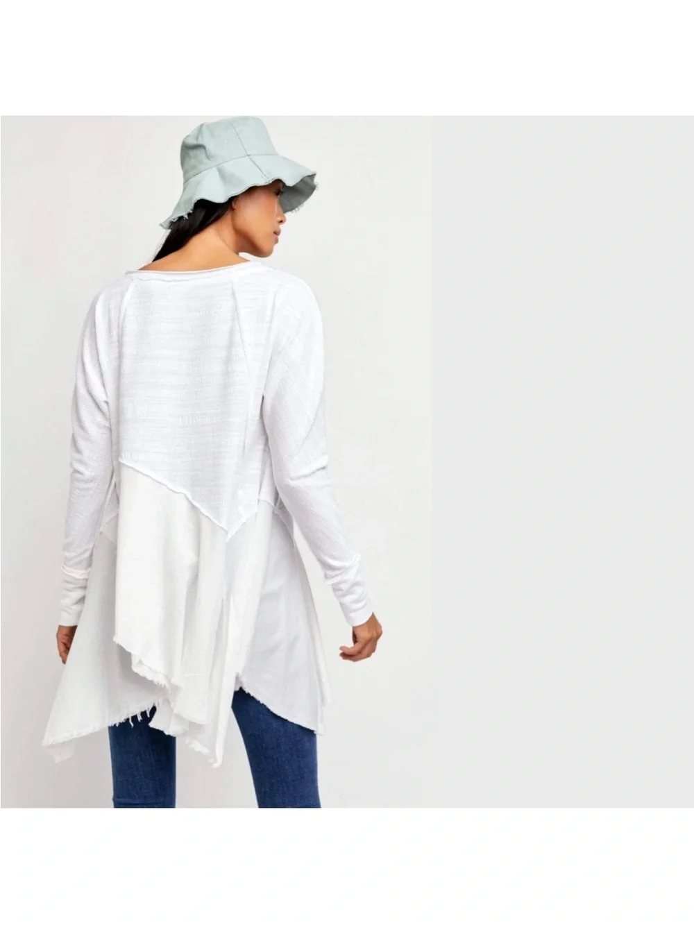 Free People We The Free Comin In Hot Tunic Knit Oversized Top sz L